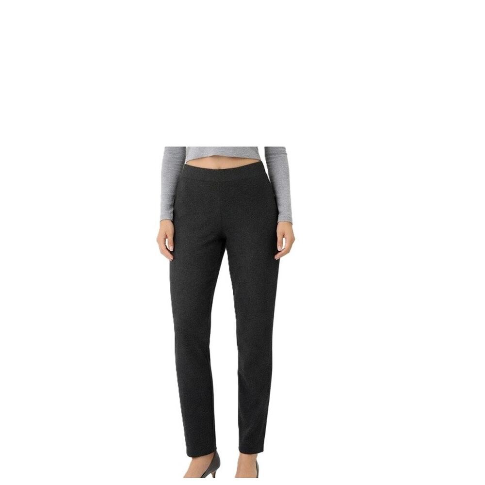 Vince Camuto Pants Womens Size S Dark Gray Casual Stretchy Mid Rise Pull On
